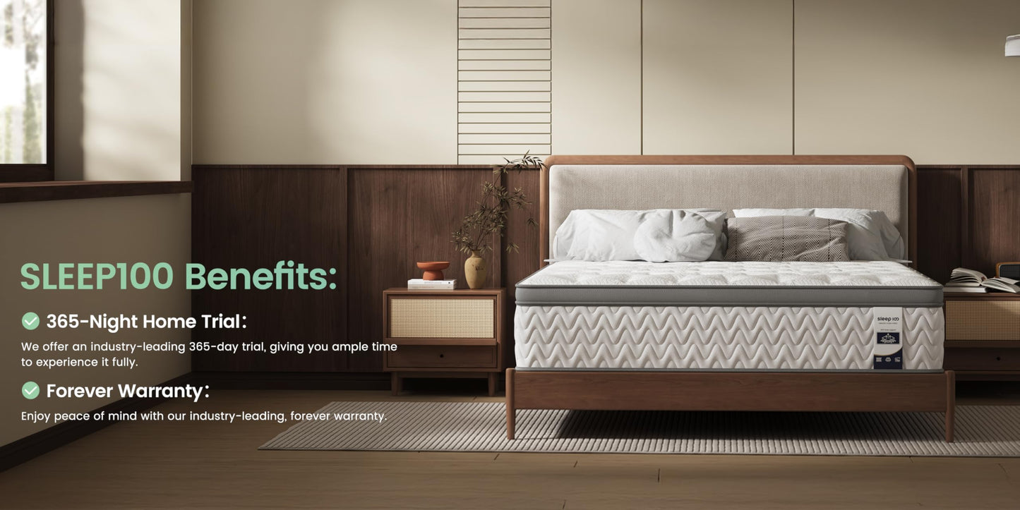 12 Inch Twin XL Memory Foam Mattress | Medium Firm Gel Infused | CoolBreeze Air Technology | USA Made