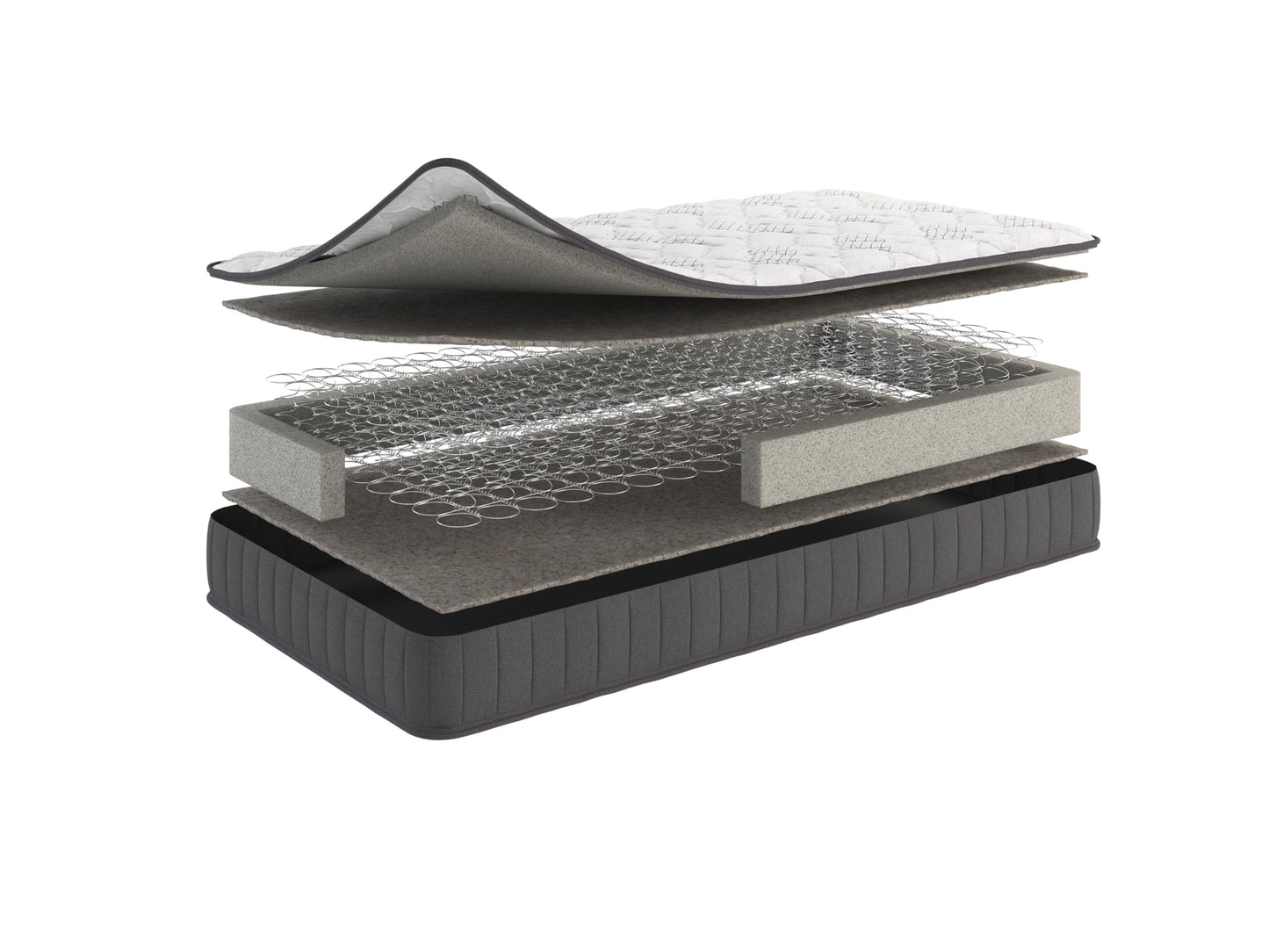 14 Inch King Size Hybrid Gel Memory Foam Mattress in a Box, Medium Feel Bed with Pocket Springs, Pressure Relief & Edge Support, CertiPUR-US