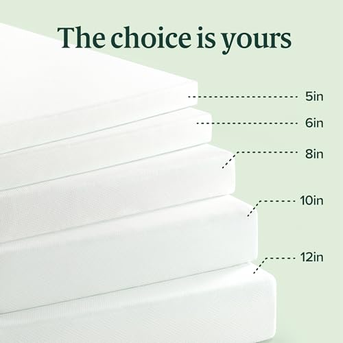 Novilla 12 Inch Twin Gel Memory Foam Mattress – Cooling Bed-in-a-Box with Pressure Relief, Motion Isolation & Medium Plush Feel, Bliss Series