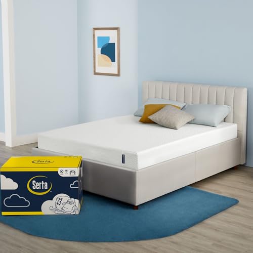 7 Inch King Memory Foam Mattress | Medium Firm Cooling Gel | Supportive Bed in a Box | CertiPUR-US Certified | White