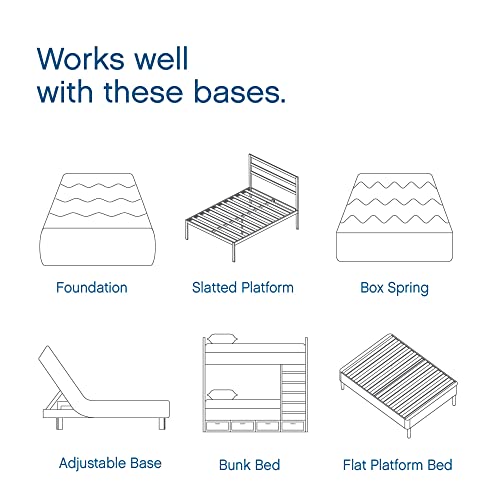 10-Inch Memory Foam Mattress, Twin Size, Comfort Foam for Back Pain Relief & Support, Cool Night Sleep, CertiPUR-US Certified, Mattress in a Box