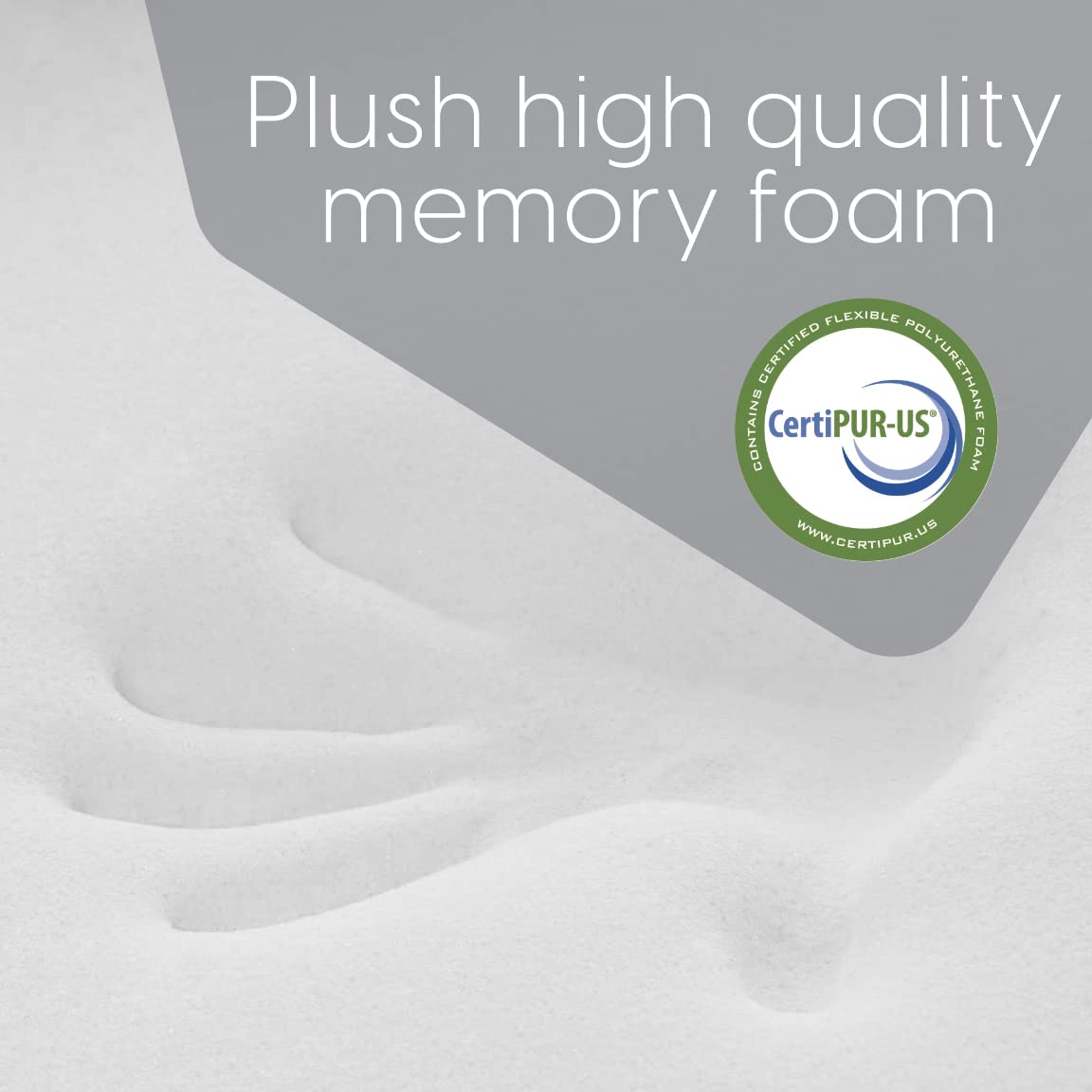 6 Inch Cot Size Trifold Memory Foam Mattress, Portable & Foldable with Washable Cover, Guest Bed for Floor, RV, Travel, Camping & Sleepovers, 75" × 31"