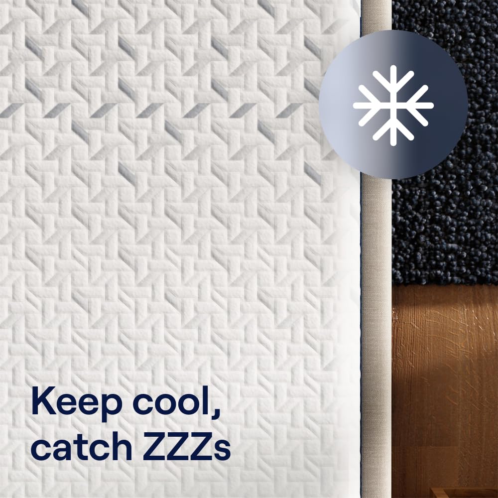 Queen Size Hybrid Mattress – 12 Inch Memory Foam Mattress in a Box with Individual Pocket Springs, Pressure Relief & Motion Isolation, CertiPUR-US Certified