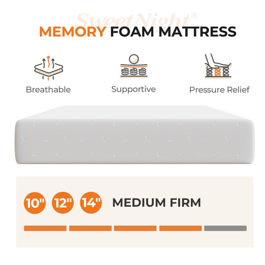 10 Inch Full Size Hybrid Mattress in a Box, Gel Memory Foam & Pocket Springs, Firm Bed with Pressure Relief, Cooling & Edge Support