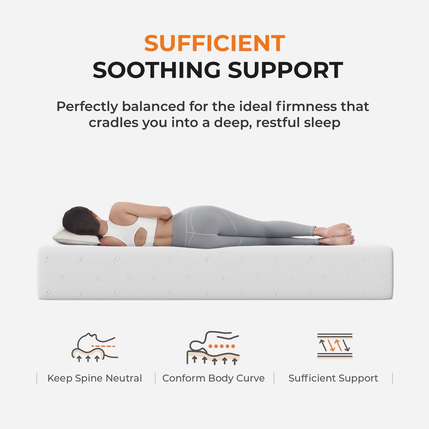 12 Inch Twin Size Hybrid Mattress in a Box, Gel Memory Foam & Pocket Springs, Firm Bed with Pressure Relief, Cooling & Edge Support