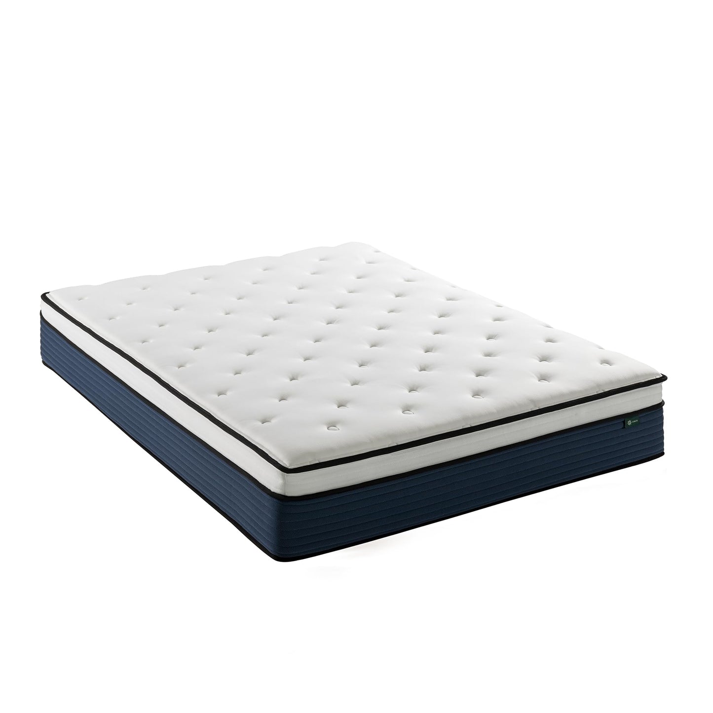 10 Inch King Size Hybrid Mattress in a Box, Medium Plush Bed with Comfort Support & Motion Isolation, Fiberglass-Free, Certified Safe Foams & Fabric