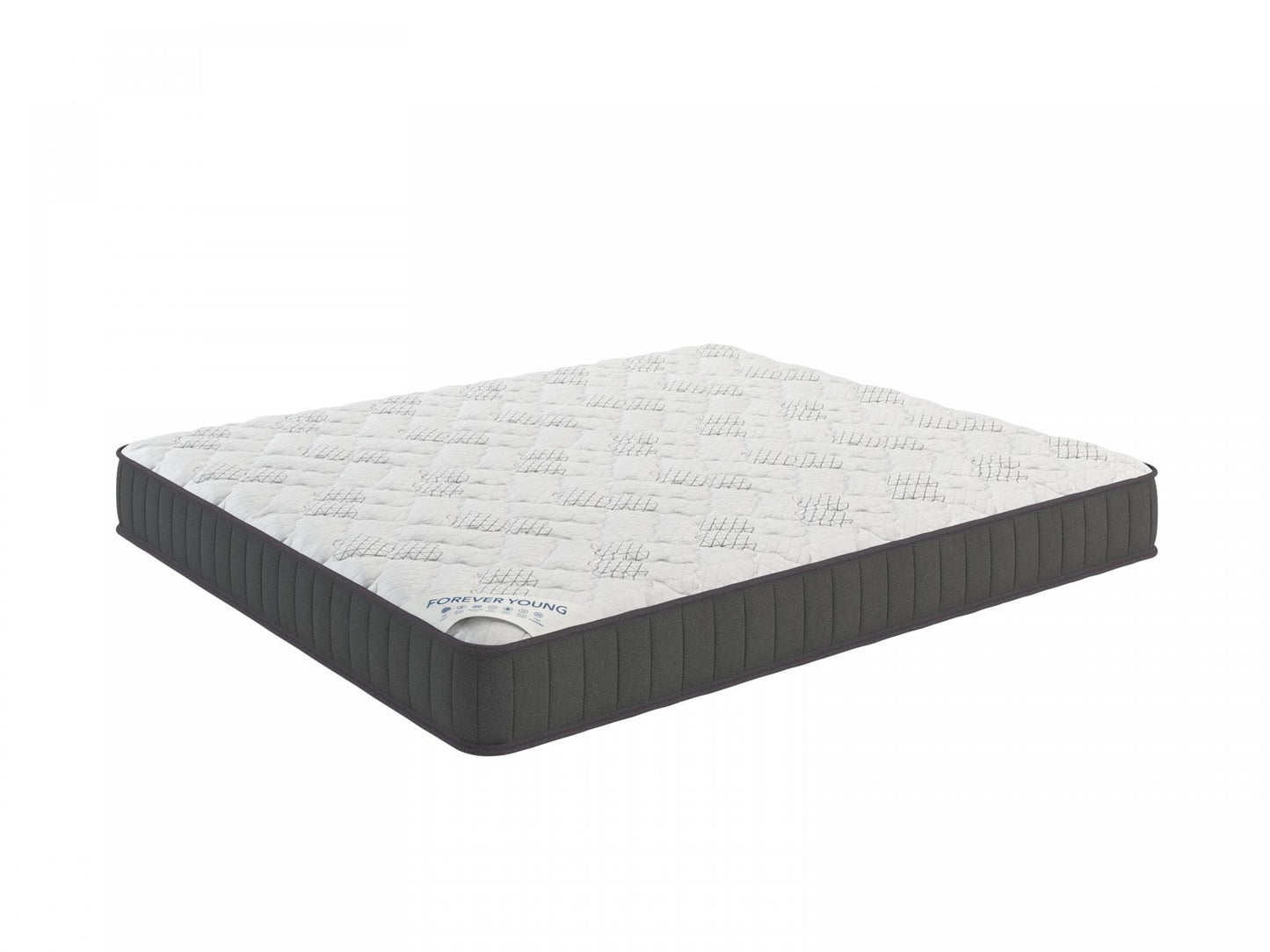 12 Inch Queen Size Hybrid Mattress in a Box, Firm Bed with Antistatic Quilted Cover, Pocketed Coils & CertiPUR-US Foam, Made in USA, Fiberglass-Free