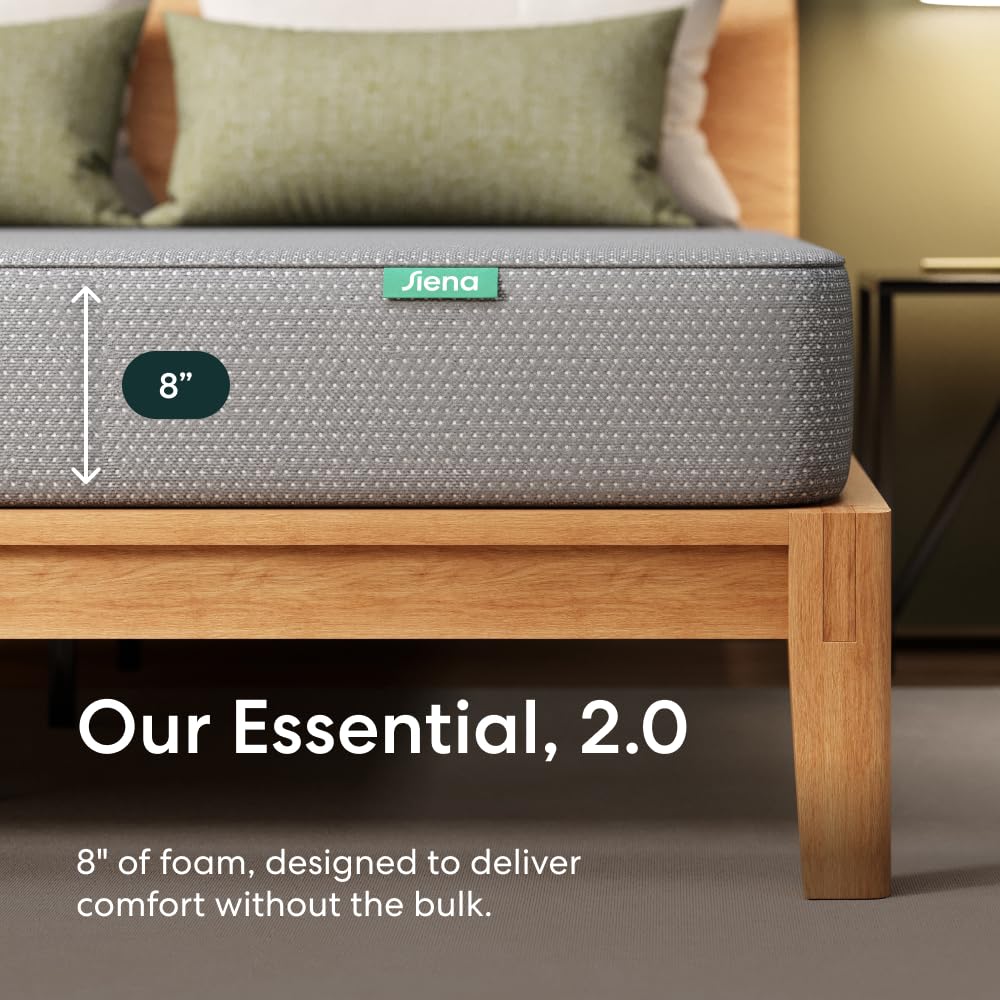 10-Inch Gel Memory Foam Mattress, Full Size, Medium Firm, Cooling & Pressure Relief, Ventilated Foam, Washable Cover, CertiPUR-US Certified