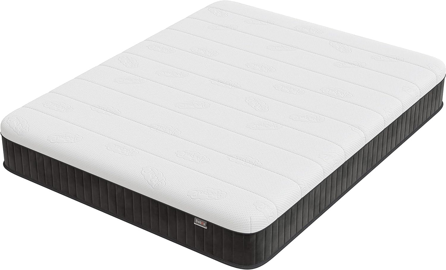 12 Inch Queen Hybrid Mattress | Firm Memory Foam with Pocket Springs | Pressure Relief