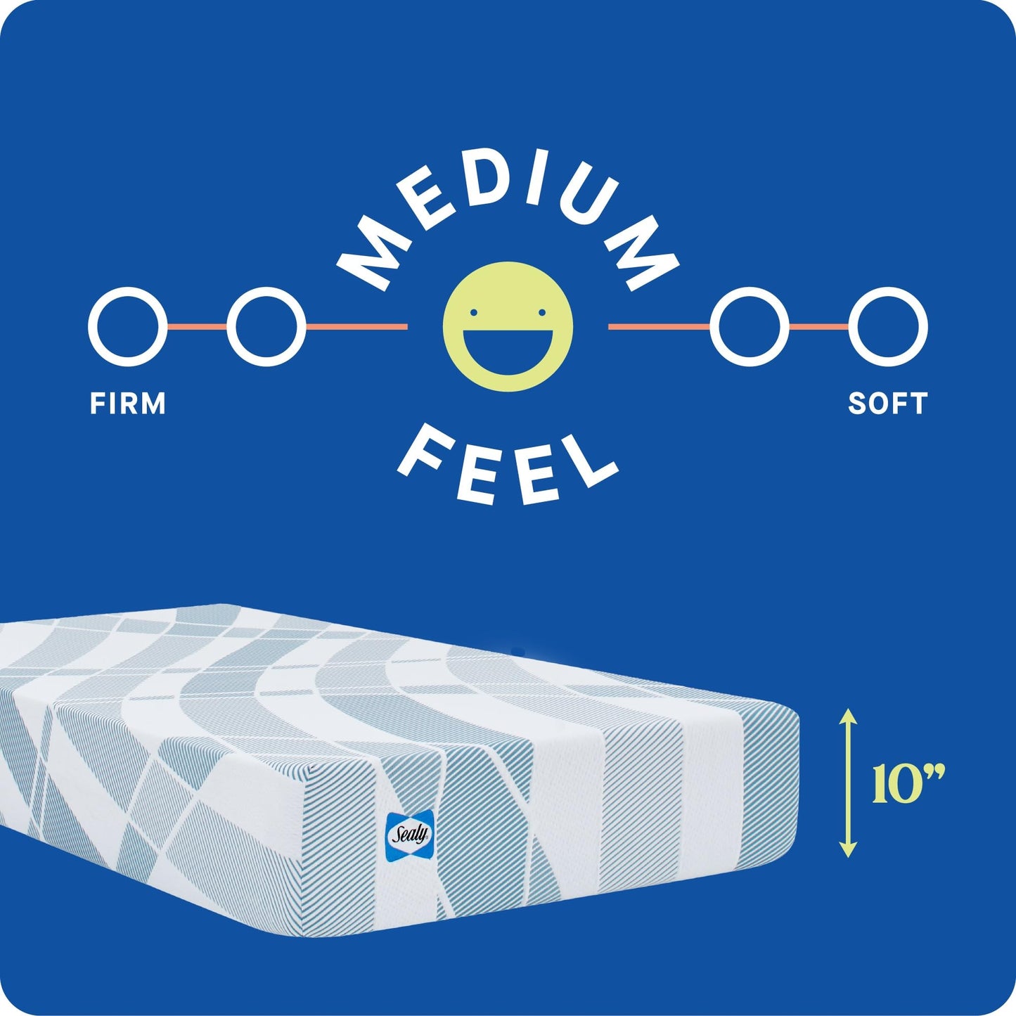 12 Inch Queen Memory Foam Mattress | Gel Foam with Transition Support | Surface-Guard Technology