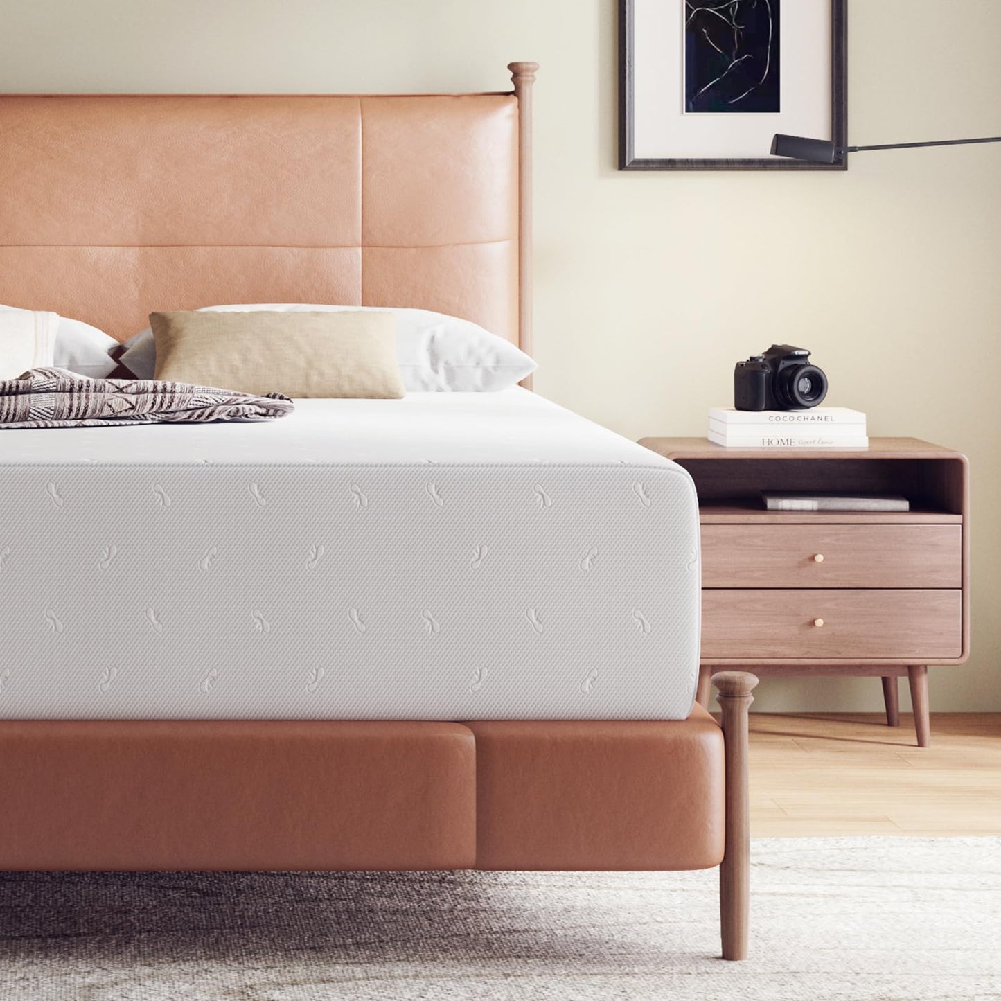 12 Inch Twin Size Hybrid Mattress in a Box, Gel Memory Foam & Pocket Springs, Firm Bed with Pressure Relief, Cooling & Edge Support