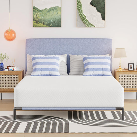 14 Inch Twin Memory Foam Mattress | Medium Firm Cooling Copper Gel | Bed in a Box | Back Pain Relief | Black 38x75x14