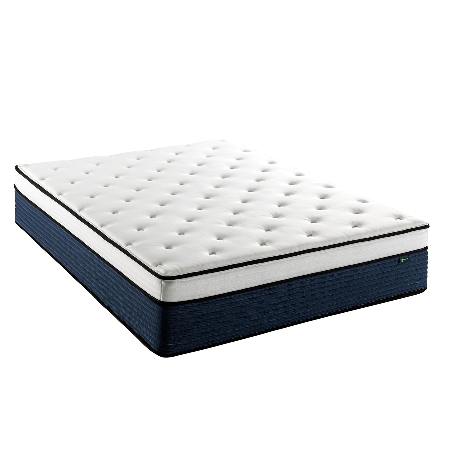 14 Inch California King Hybrid Mattress in a Box, Medium Plush Bed with Cooling Comfort Support & Motion Isolation, Fiberglass-Free, Certified Safe Foams & Fabric