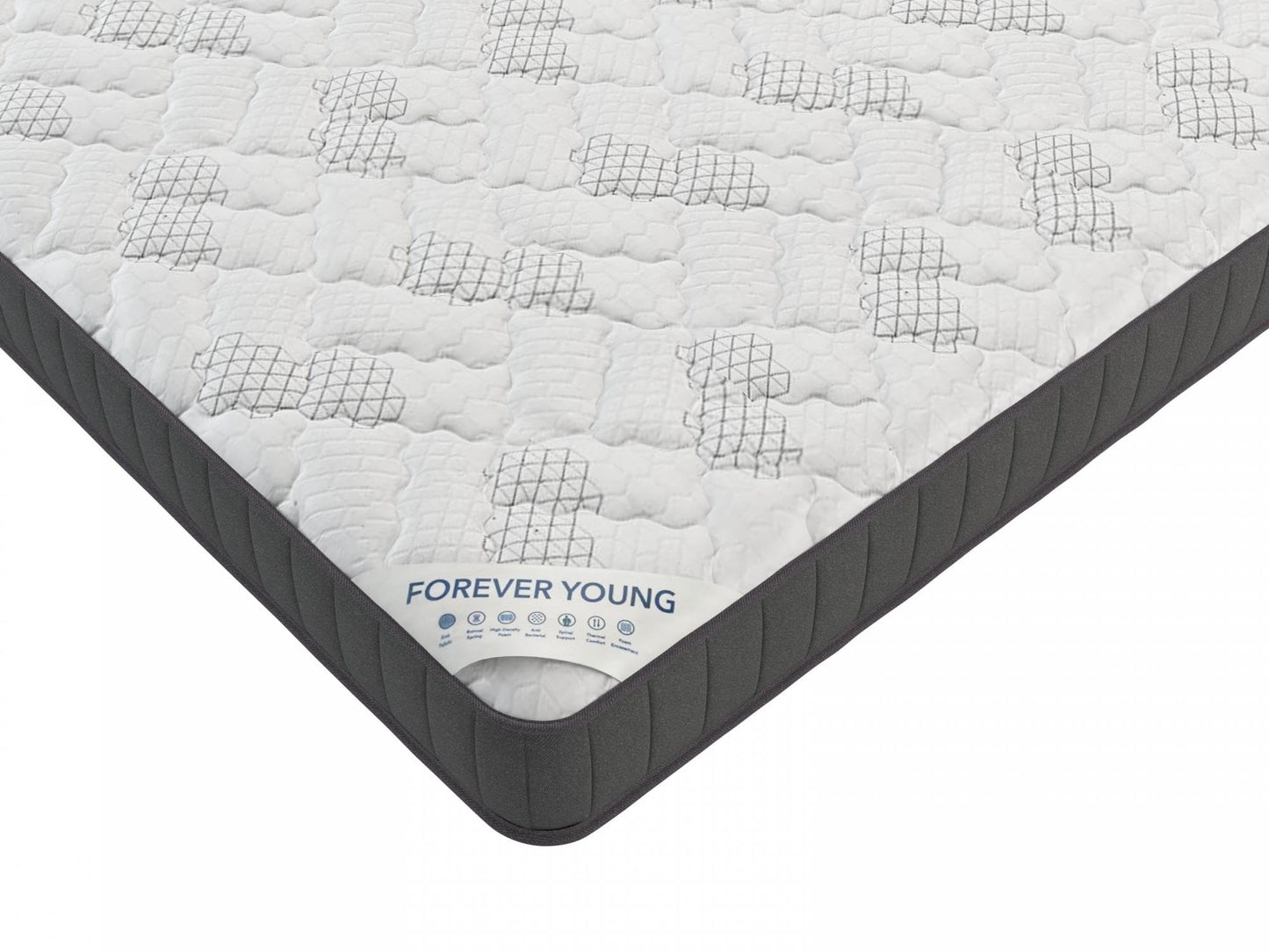 9 Inch Queen Size Hybrid Mattress in a Box, Medium Firm Bed with Pocketed Coils & CertiPUR-US Foam, Made in USA, Fiberglass-Free