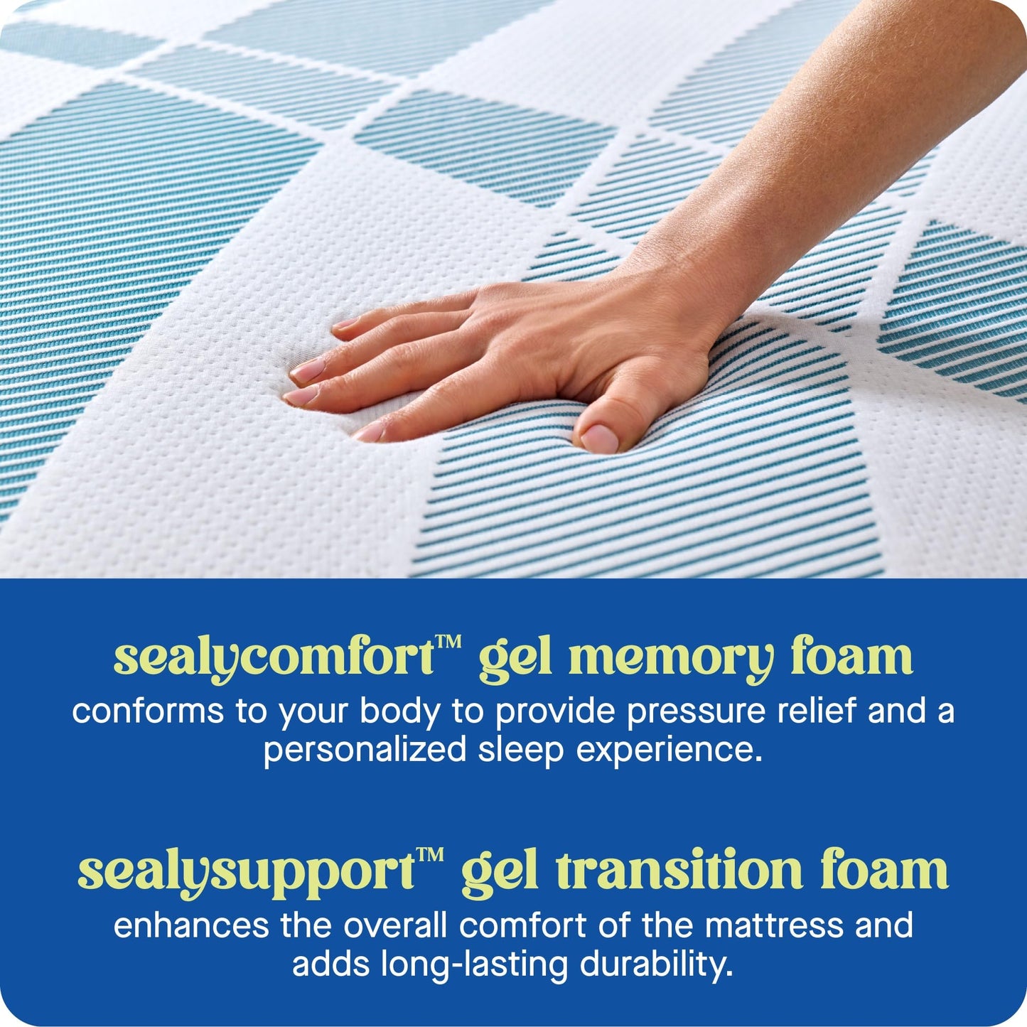 12 Inch Queen Memory Foam Mattress | Gel Foam with Transition Support | Surface-Guard Technology