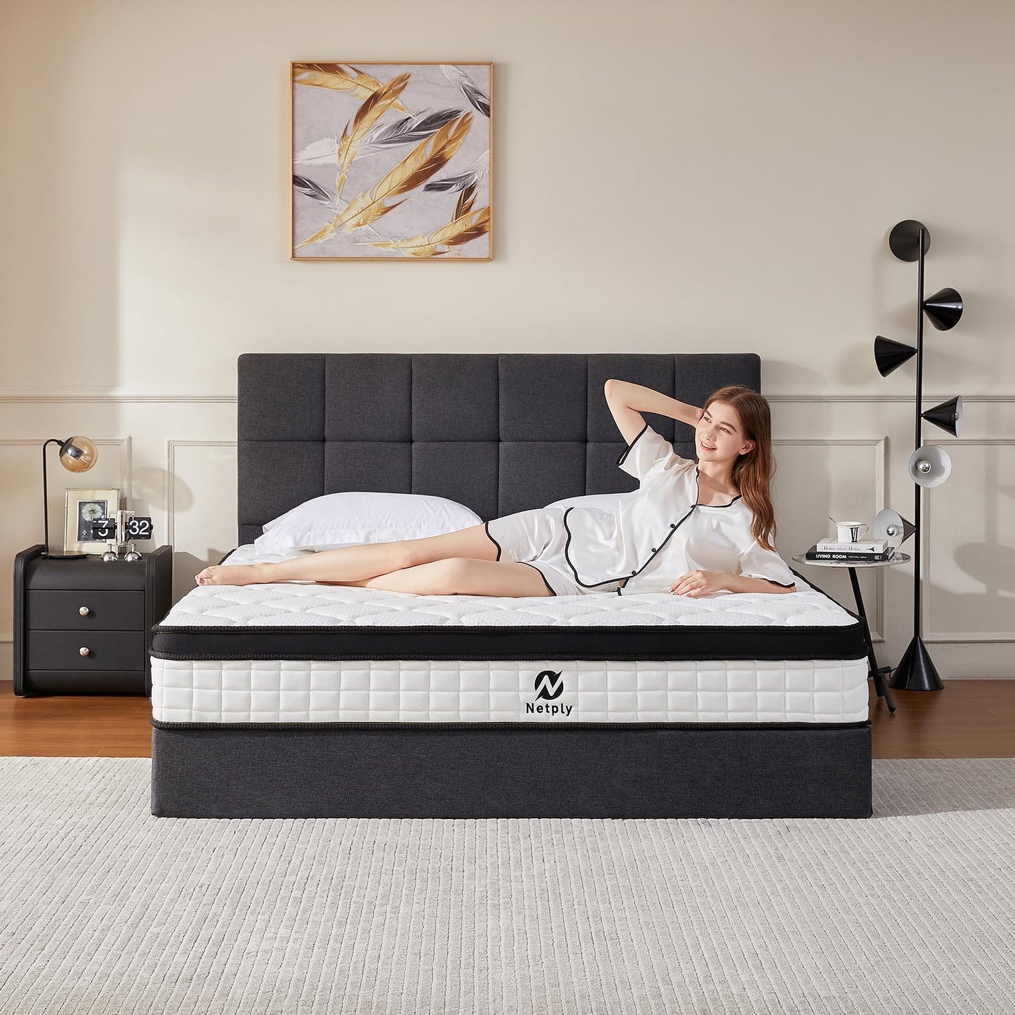 14 Inch Twin Memory Foam Mattress, Gel Foam Bed for Cooling Sleep & Pressure Relief, CertiPUR-US Certified