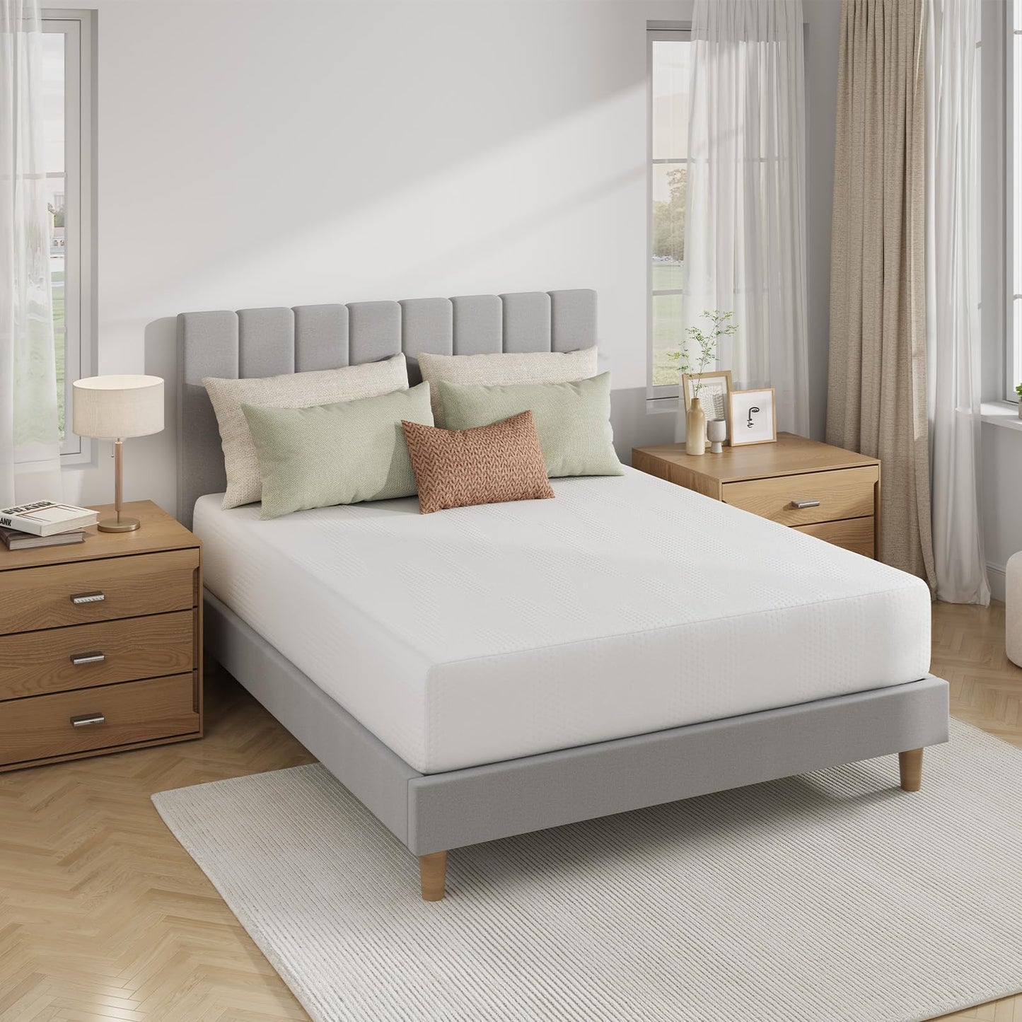 12 Inch California King Gel Memory Foam Mattress in a Box, Cooling Bed for Comfort & Pressure Relief, CertiPUR-US Certified