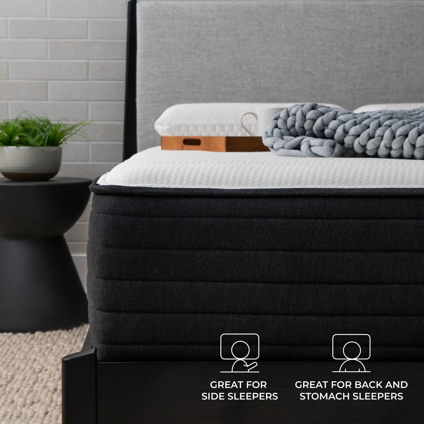 12 Inch King Size Hybrid Gel Memory Foam Mattress