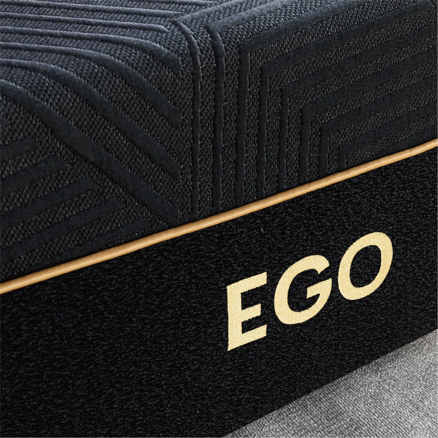 14 Inch Queen Memory Foam Mattress | Medium Firm Cooling Copper Gel | Bed in a Box | Back Pain Relief | Black 60x80x14