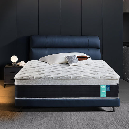 12 Inch Queen Size Mattress, Soft & Comfortable Bed with Breathable Material, Four-Sided Reinforcement, Quiet & Easy to Clean, Vacuum Packed