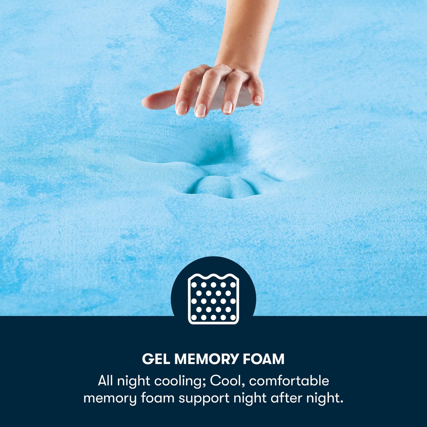 12 Inch King Memory Foam Mattress | Gel Foam Bed in a Box | Supportive with Surface-Guard Technology