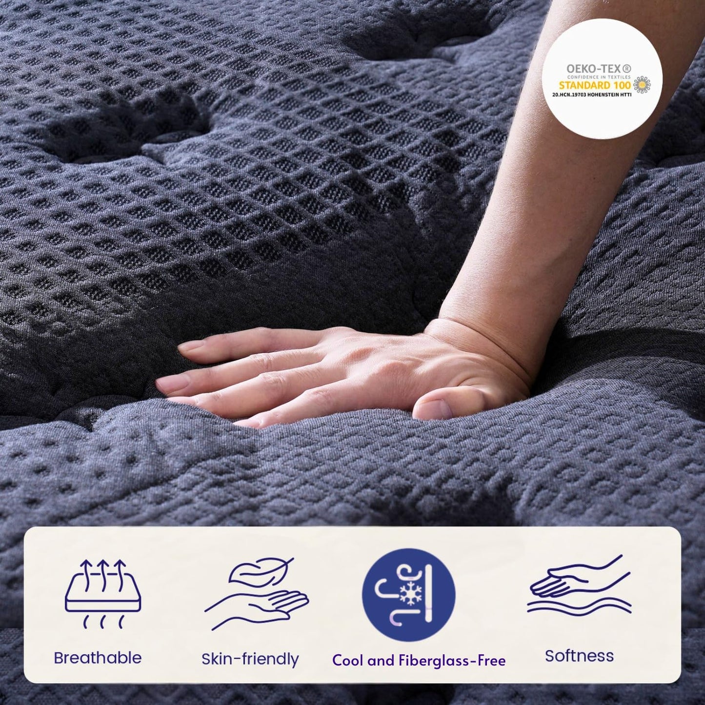 11.7 Inch Full Hybrid Mattress | Medium Firm Gel Memory Foam with Pocket Springs | Pressure Relief, Cooling, Extra Edge Support