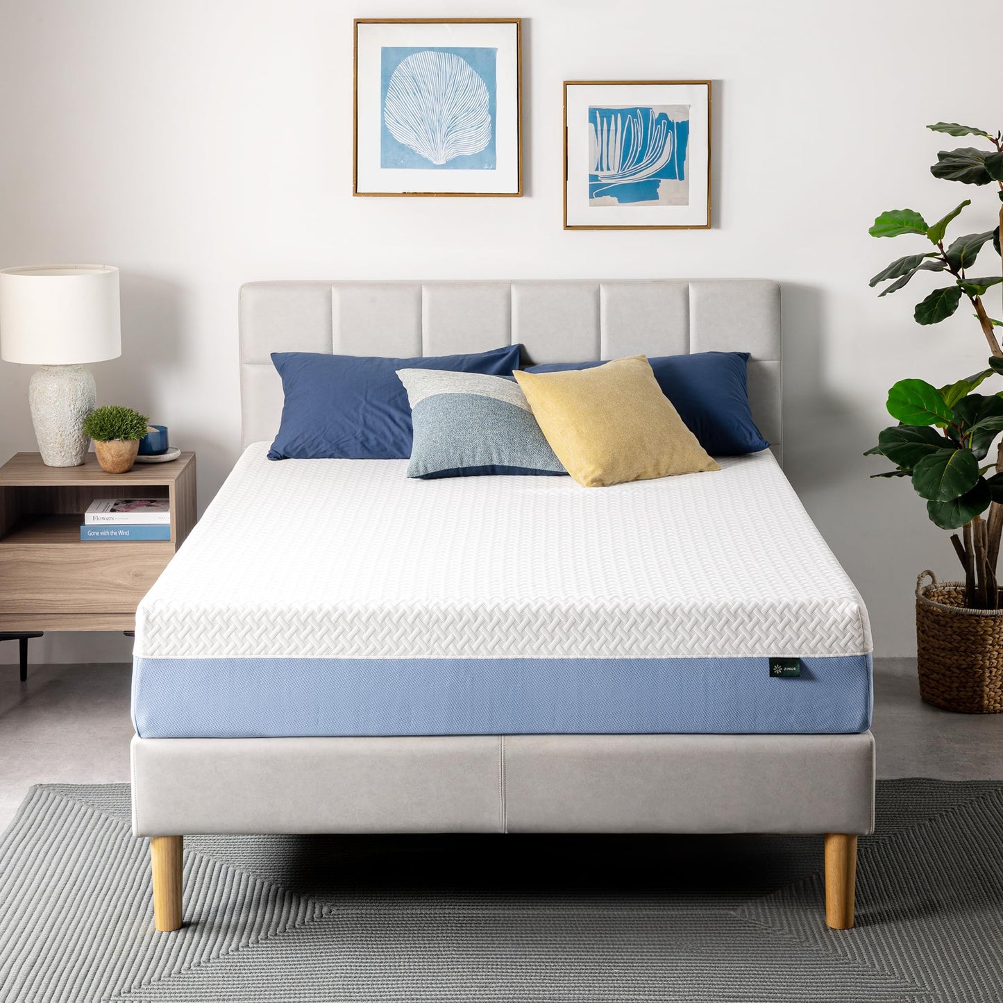 King Mattress, 10 Inch Memory Foam Bed in a Box, Medium Feel with Cooling Layers, Fiberglass Free & Certified Safe Materials