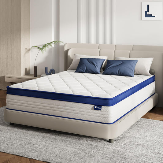 8 Inch Twin XL Mattress in a Box, Medium Soft Bed with Breathable Fabric & Adaptive Support, CertiPUR-US Certified