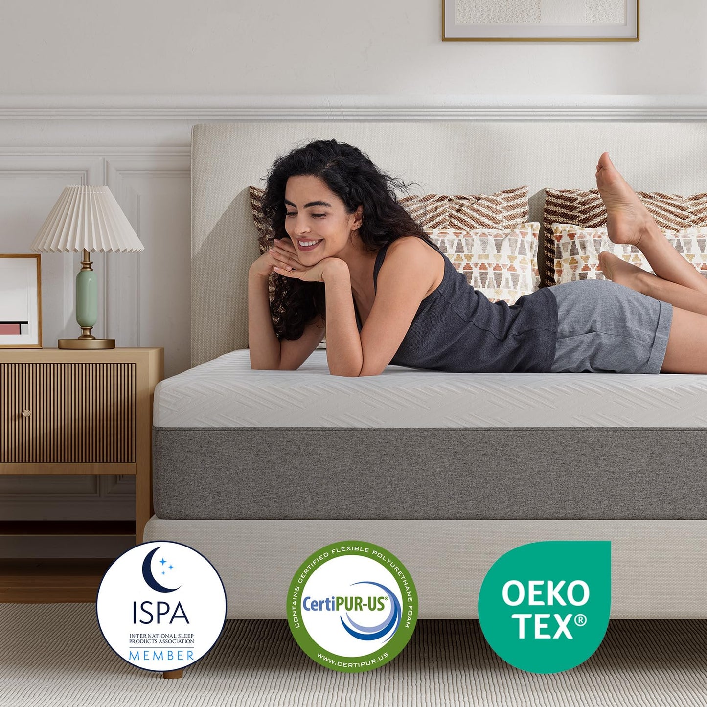 8-Inch Memory Foam Mattress, Full Size, Medium Firm, Pressure-Relieving Layers, 180-Night Trial, CertiPUR-US Certified, Mattress in a Box