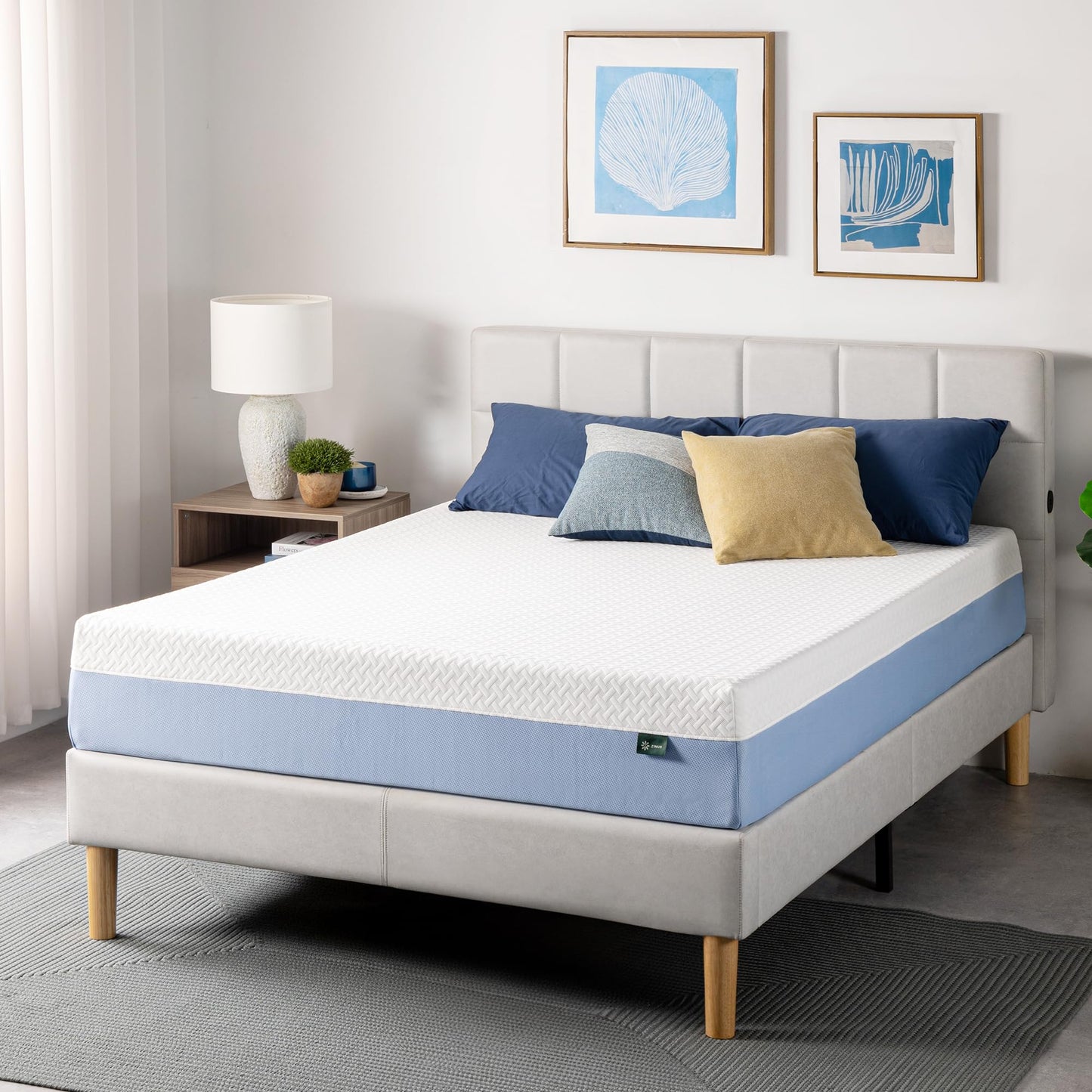 Full Mattress, 10 Inch Memory Foam Bed in a Box, Medium Feel with Cooling Layers, Fiberglass Free & Certified Safe Materials