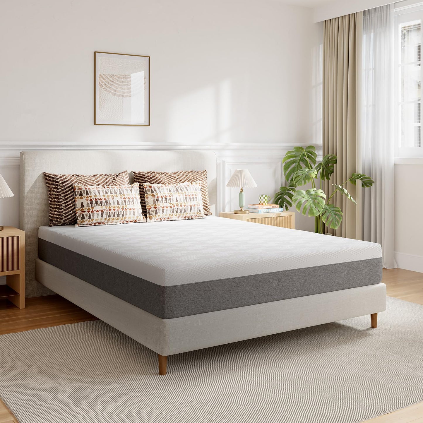 8-Inch Memory Foam Mattress, Twin XL Size, Medium Firm, Pressure-Relieving Layers, 180-Night Trial, CertiPUR-US Certified, Mattress in a Box