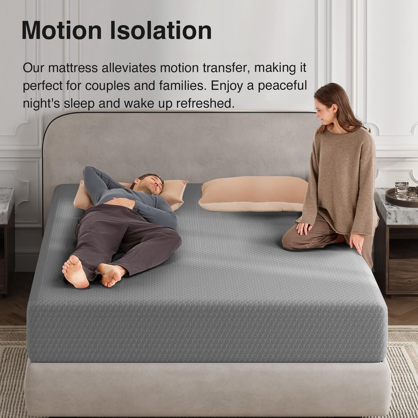 10 Inch Twin Memory Foam Mattress | Cooling Gel Foam for Pressure Relief | Durable Thermally Balanced Core for Support & Breathability