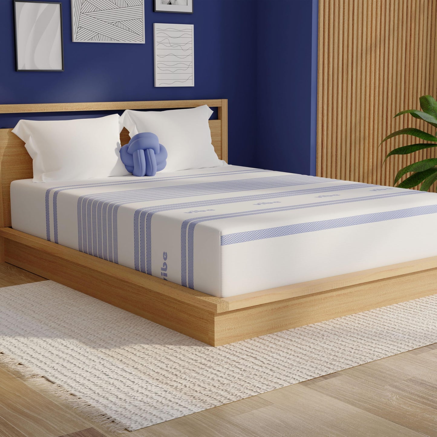 8 Inch King Memory Foam Mattress | Gel Bed in a Box | Fiberglass Free | CertiPUR-US Certified | White