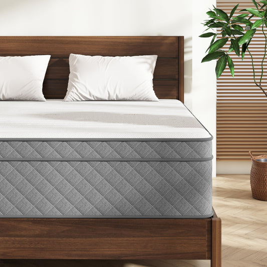 12 Inch Queen Hybrid Mattress | Medium Firm Memory Foam with Pocket Springs | CertiPUR-US Certified, Fiberglass Free