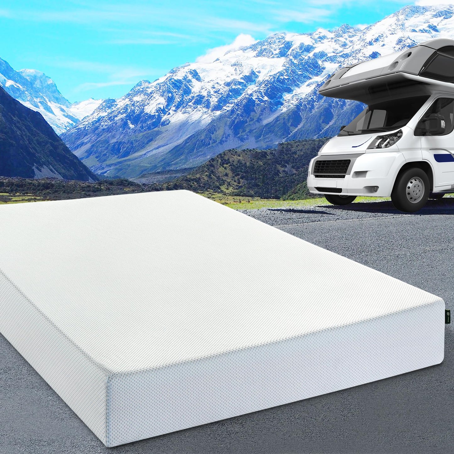 12-Inch Cool Gel Memory Foam Mattress, Twin Size, Medium Firm, Cooling, Pressure Relief, CertiPUR-US Certified, No Fiberglass